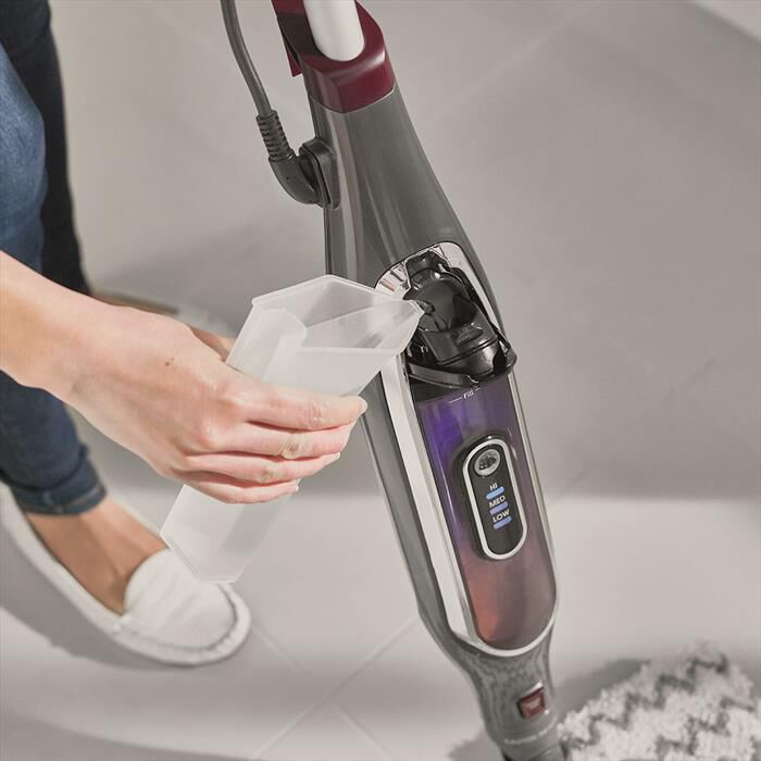 SHARK - Scopa a vapore  KLIK 'N' FLIP S6003EU-Bordeaux/Grigio metallizzato