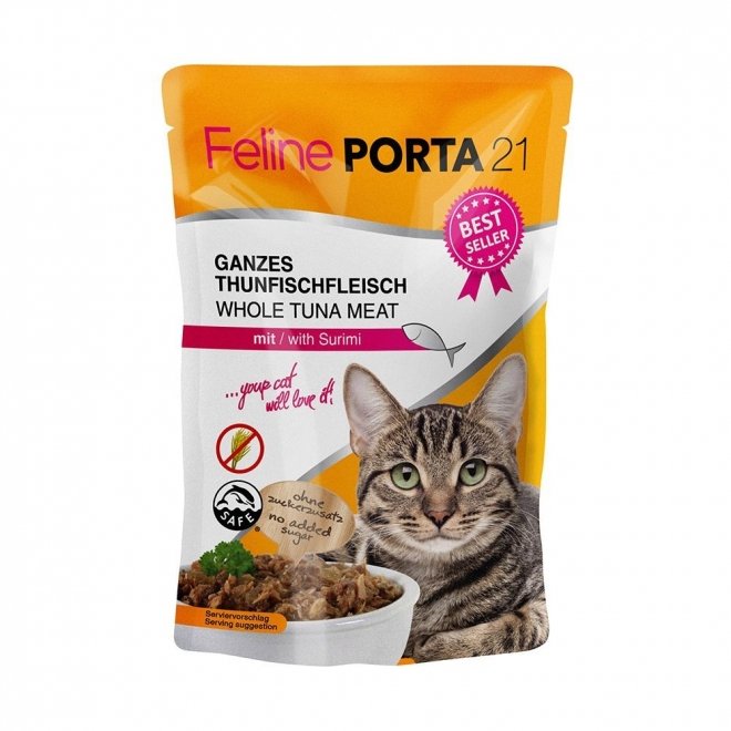 Feline Porta 21 tunfisk & surimi 100g