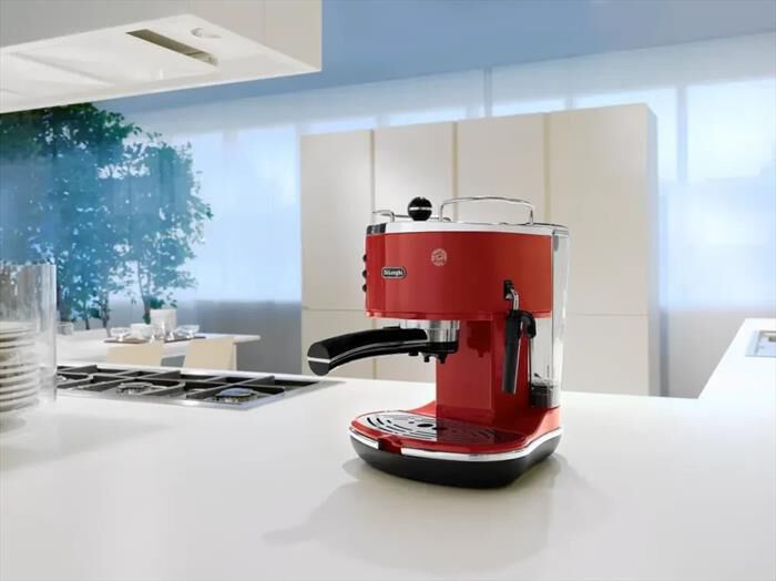 DE LONGHI - ICONA VINTAGE ECO 311.R MACCHINA DA CAFFÈ MANUALE-Rosso