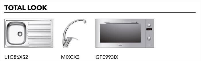 GLEM GAS - Piano cottura elettrico GT320IX 2 fuochi 29 cm-Inox