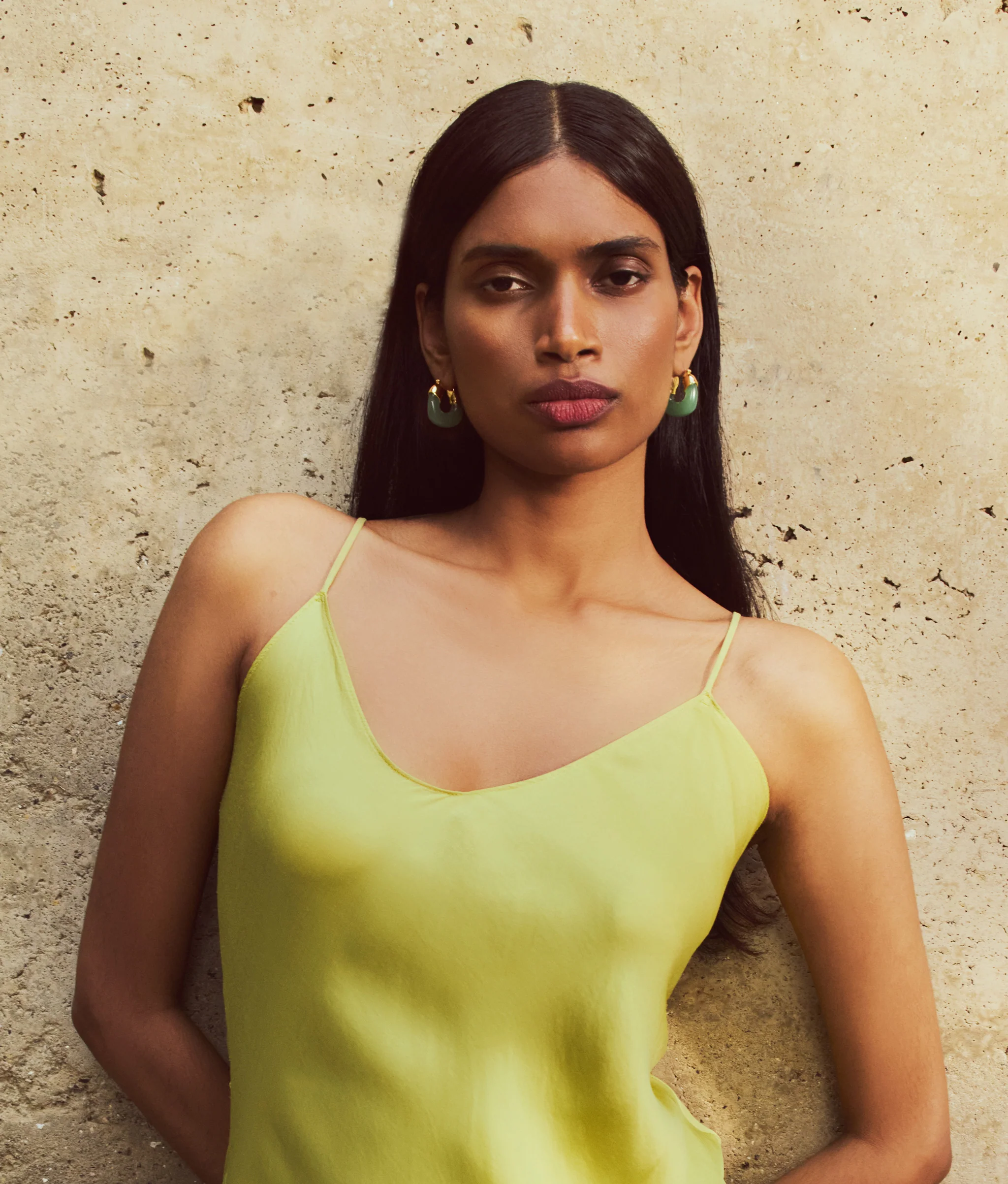 Mini Organic Hoops in Sage