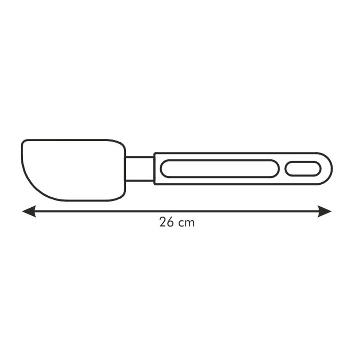 Stěrka silikonová DELÍCIA 25 cm