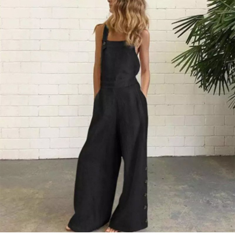 Women's Fashion Casual Loose Jumpsuit