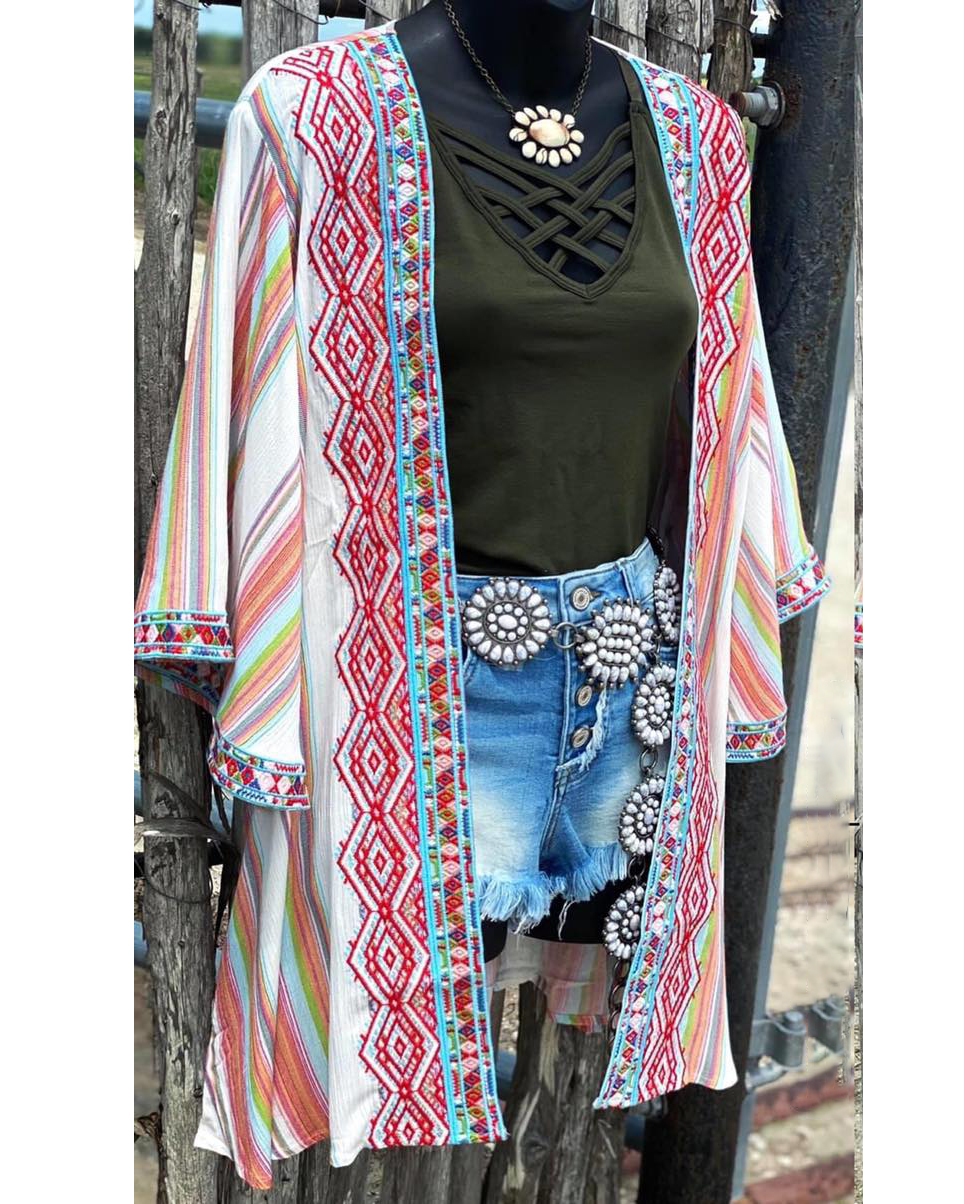 Women Summer Floral Cardigens