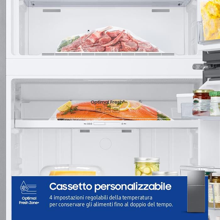 SAMSUNG - Frigorifero 2 porte RT38CG6624S9ES Classe E 393 lt-METAL INOX