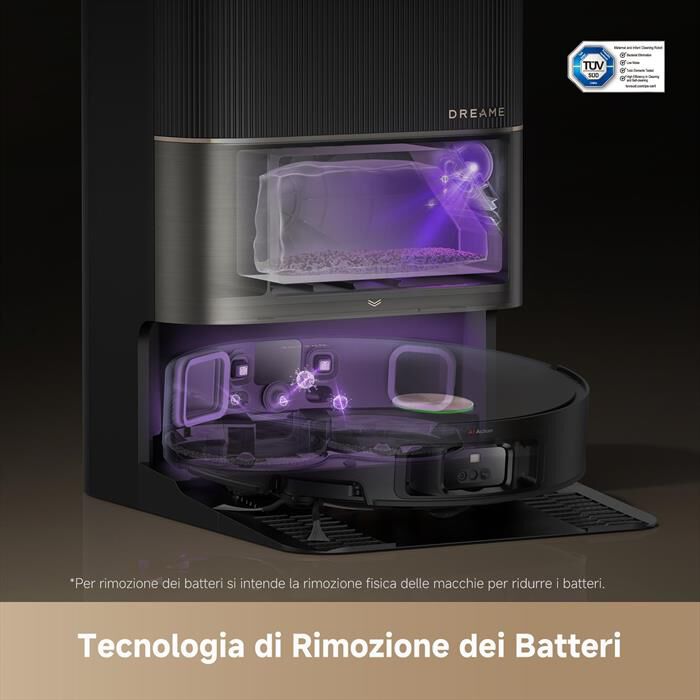 DREAME - Robot X50 ULTRA COMPLETE COMBO VM EXTRA MOPS-Nero / Oro