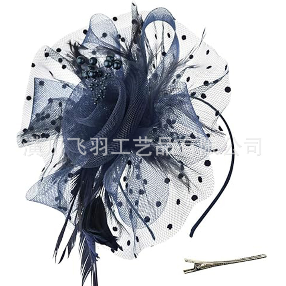 Feather hairband headdress