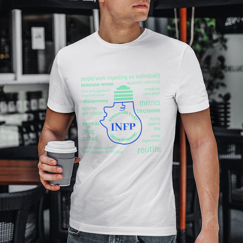 MBTI MEMES - INFP Be Like T-shirt