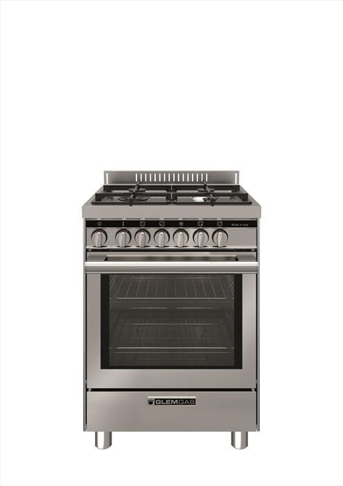 GLEM GAS - Cucina a gas ST664MI Classe A+-Inox