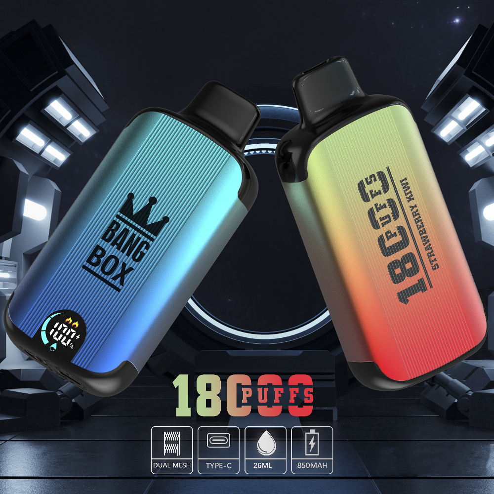 （3 pieces）Bang Box 18000 Puffs New Product LED Display Disposable Vape