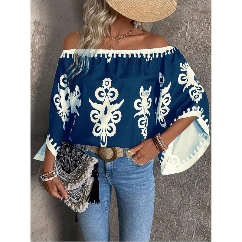 Women's Off The Shoulder Bell Long