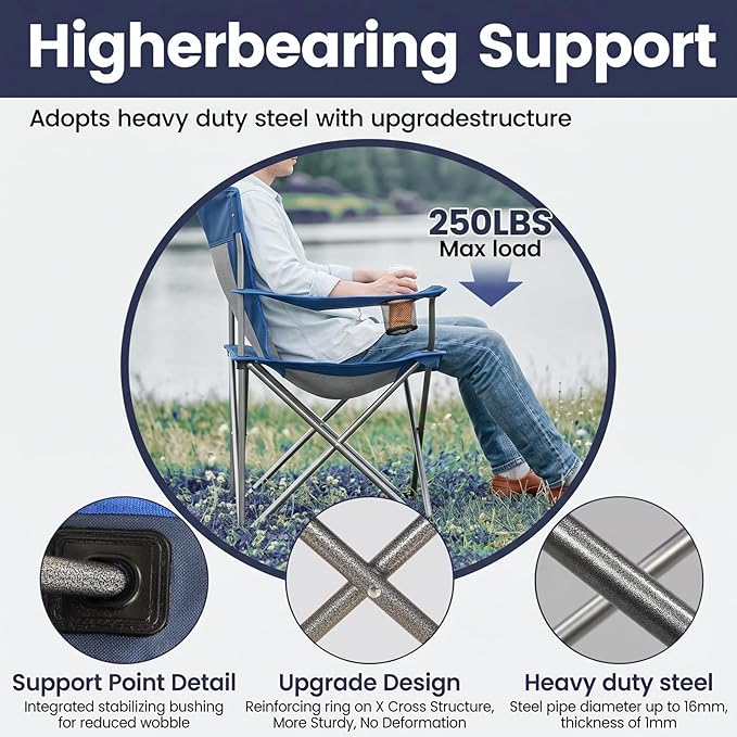 Camping Chair Set of 3