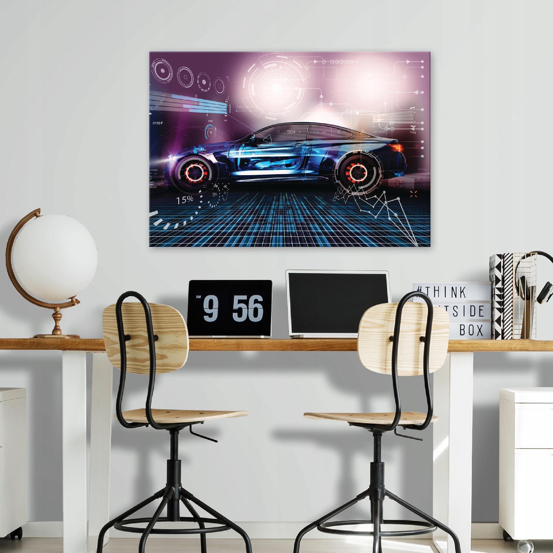 Picture for a boy's room, car player, 60x40
