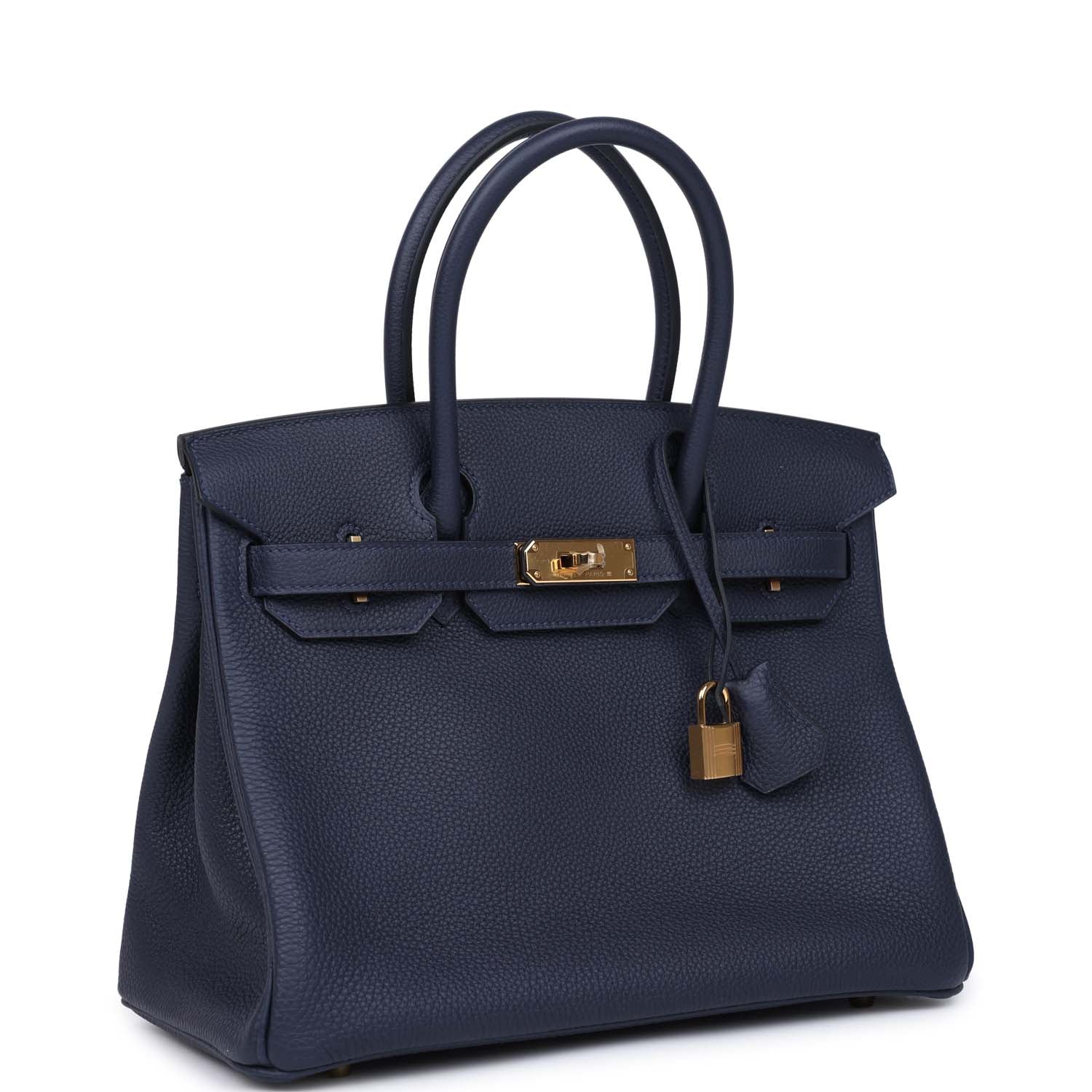 Birkin 30 Bleu Nuit Togo Gold Hardware
