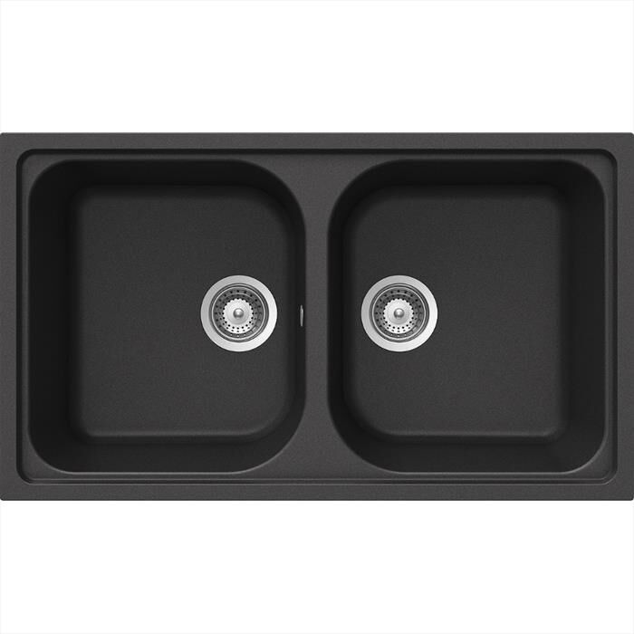 SCHOCK - Lavello lneare FORMHAUS N200 2 vasche-Antracite