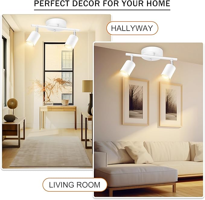 SPOTLUMINARA LED 2 Light Track Lighting Kit