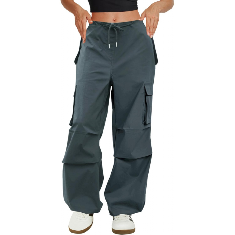 Women's Low Waisted Parachute Pants