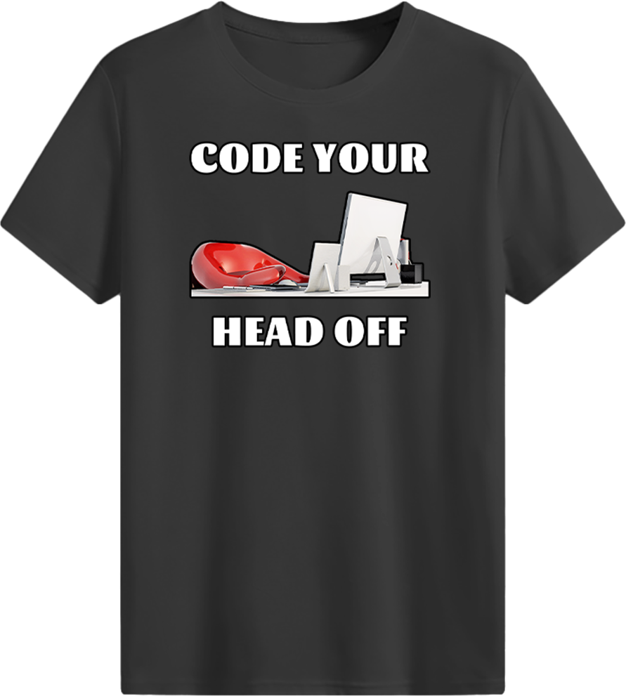 CODE Your Head Off T-shirt