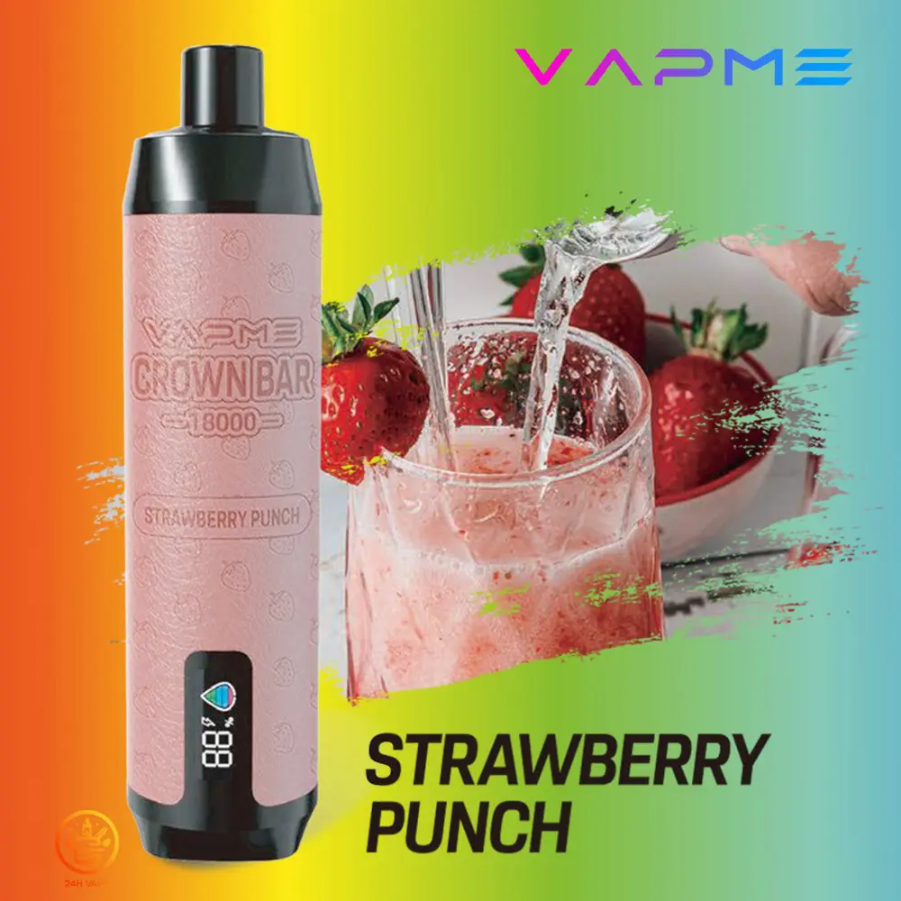 （3 pieces）VAPME Crown Bar 18000 Pro Max Leather Disposable Vape Pen 18000 puffs
