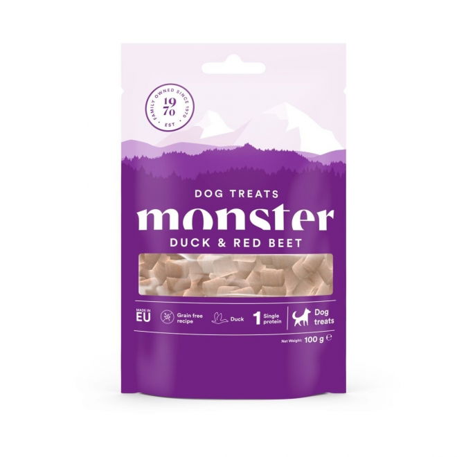 Monster Dog Godbiter And og Rødbeter 100 g