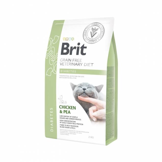 Brit Veterinary Diet Cat Diabetes Grain Free Chicken & Pea
