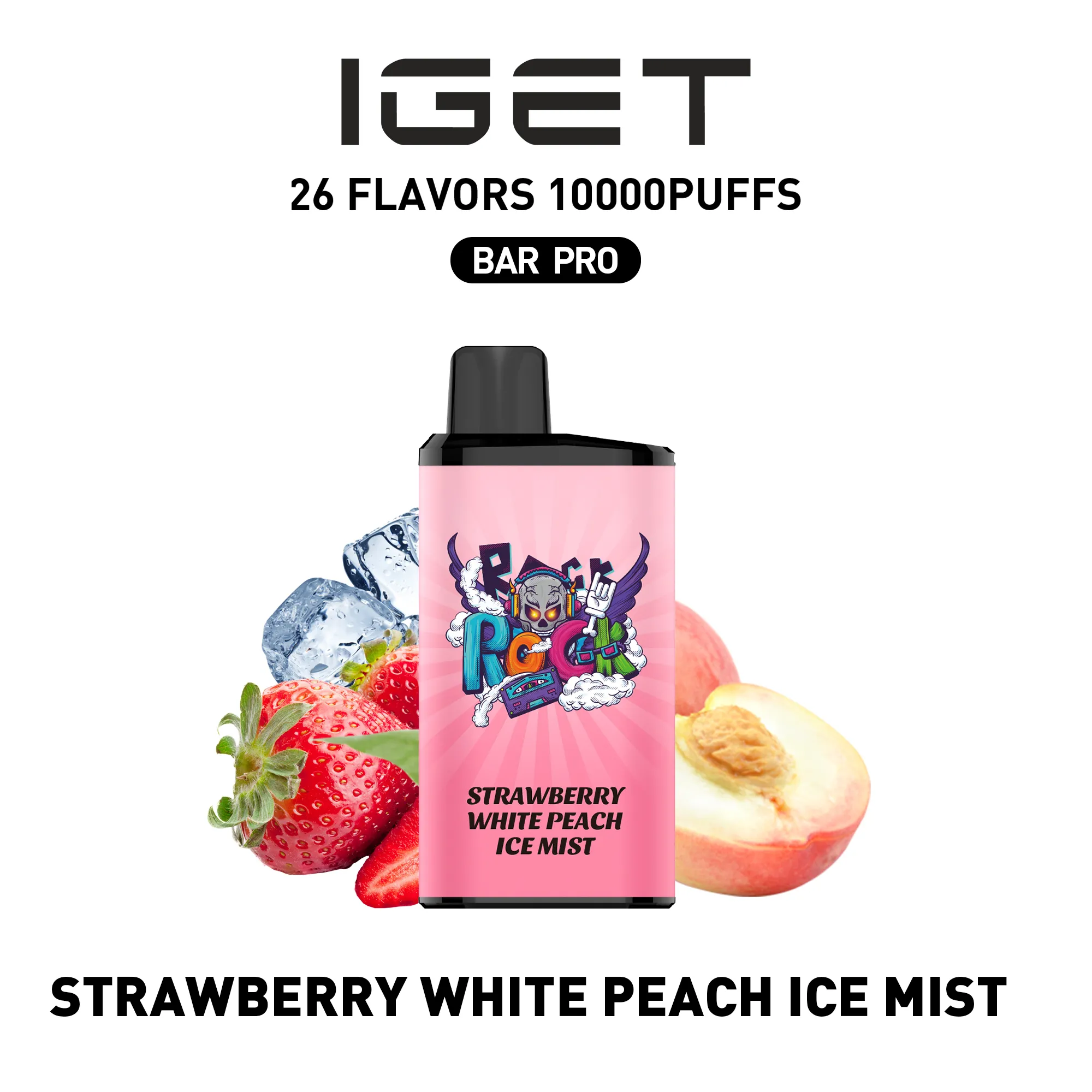IGET BAR PRO 10000 Puffs Blackberry Pomegranate Cherry