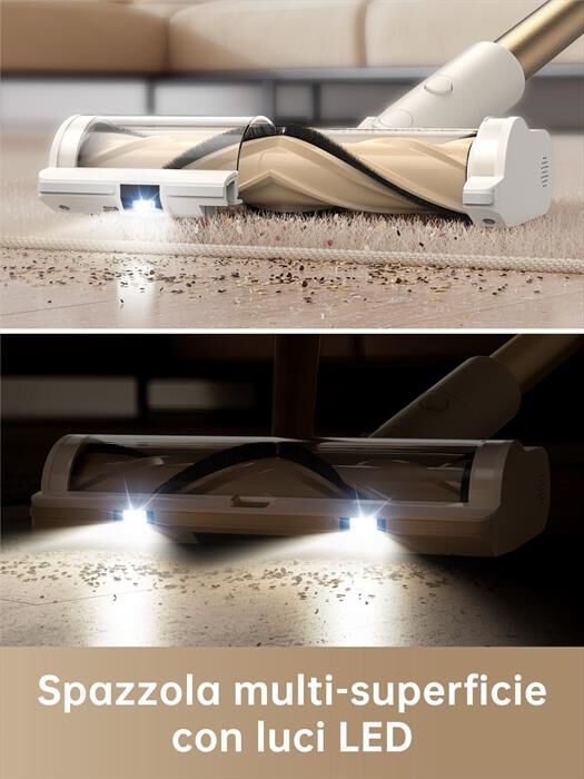 DREAME - Scopa elettrica R10-Bianco/Oro