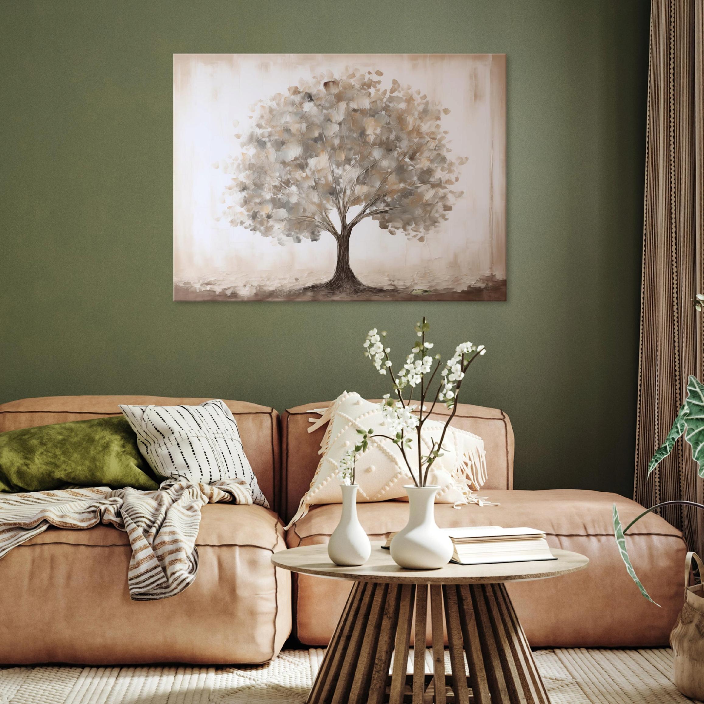Canvas painting wall abstract vintage tree for bedroom living room 40x30