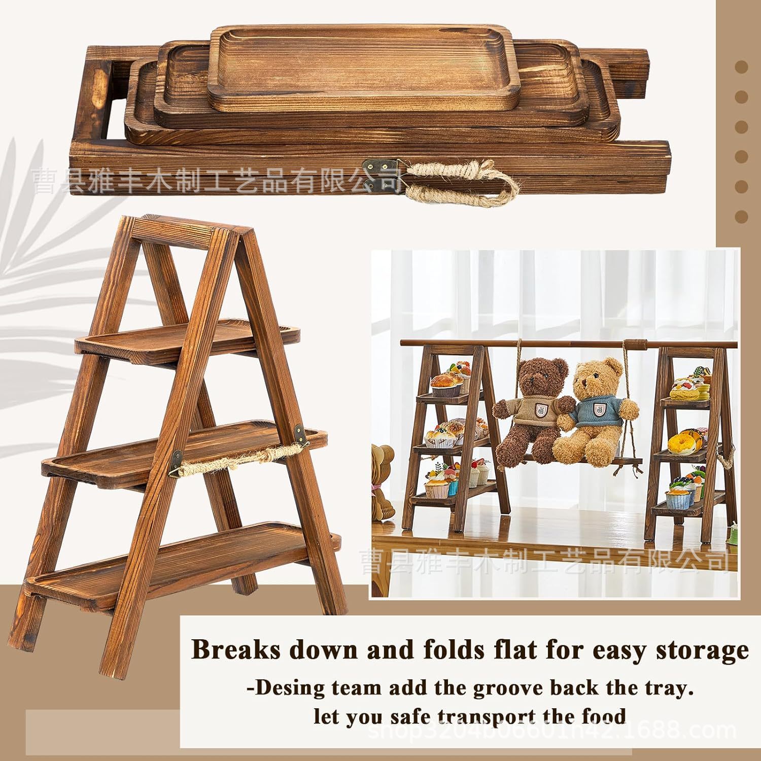 Wooden cupcake stand desktop wooden cupcake display stand desktop wooden display stand