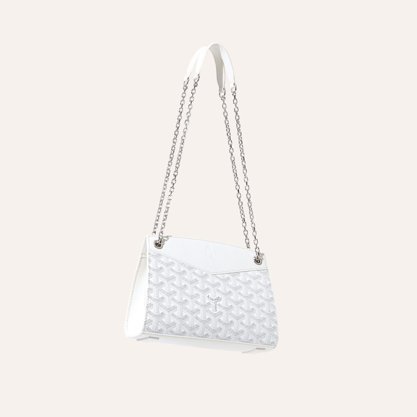 Rouette Structure Mini Bag White