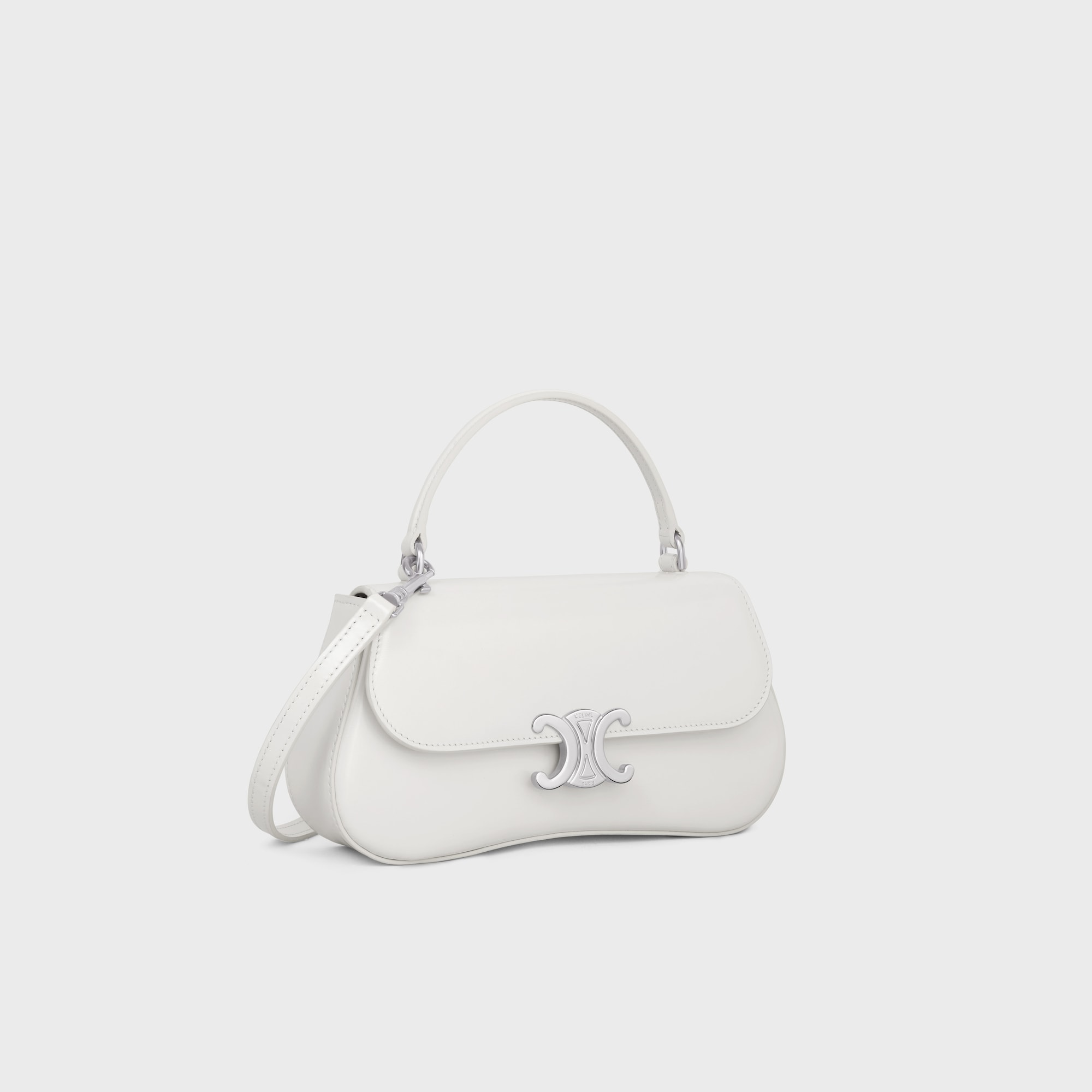 TEEN LOLA IN SHINY CALFSKIN WHITE