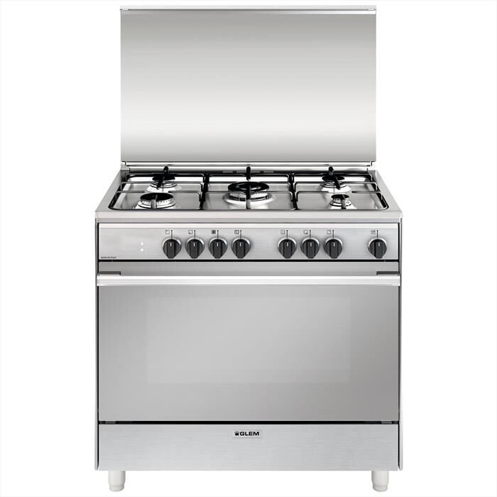 GLEM GAS - Cucina a gas UN965MI Classe A-INOX