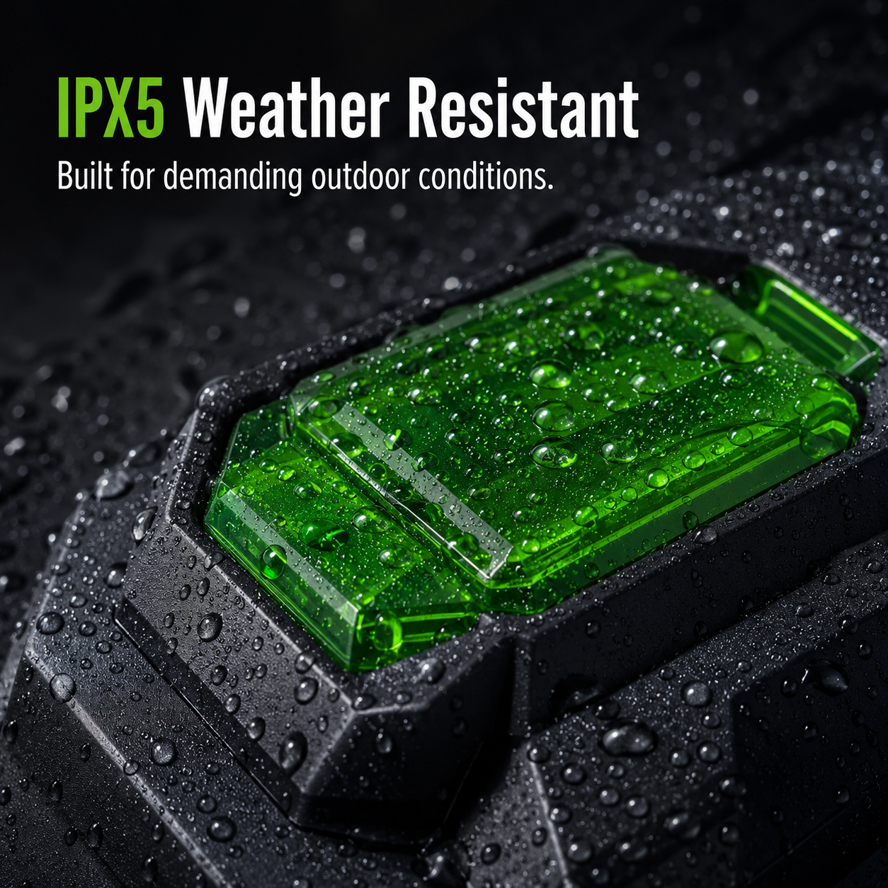IPX5 weather resistant cordless lawn mower