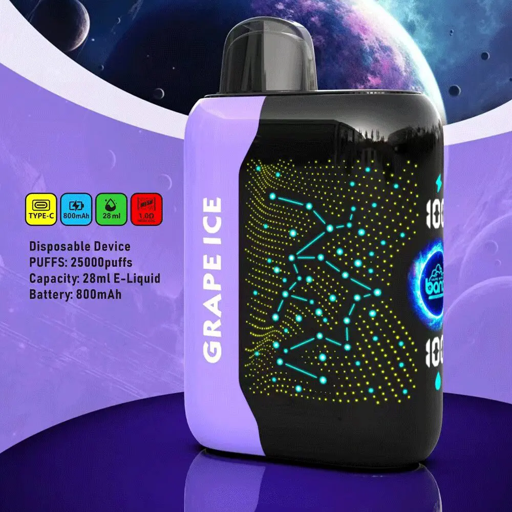 （3 pieces）Bang Starry 25000 25K Puffs Hottest LED Display Disposable Vape