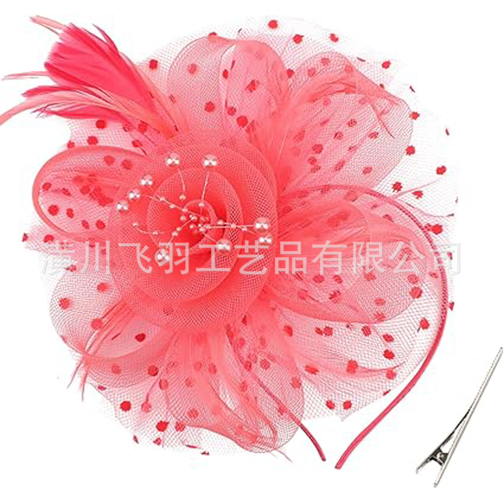 Feather hairband headdress