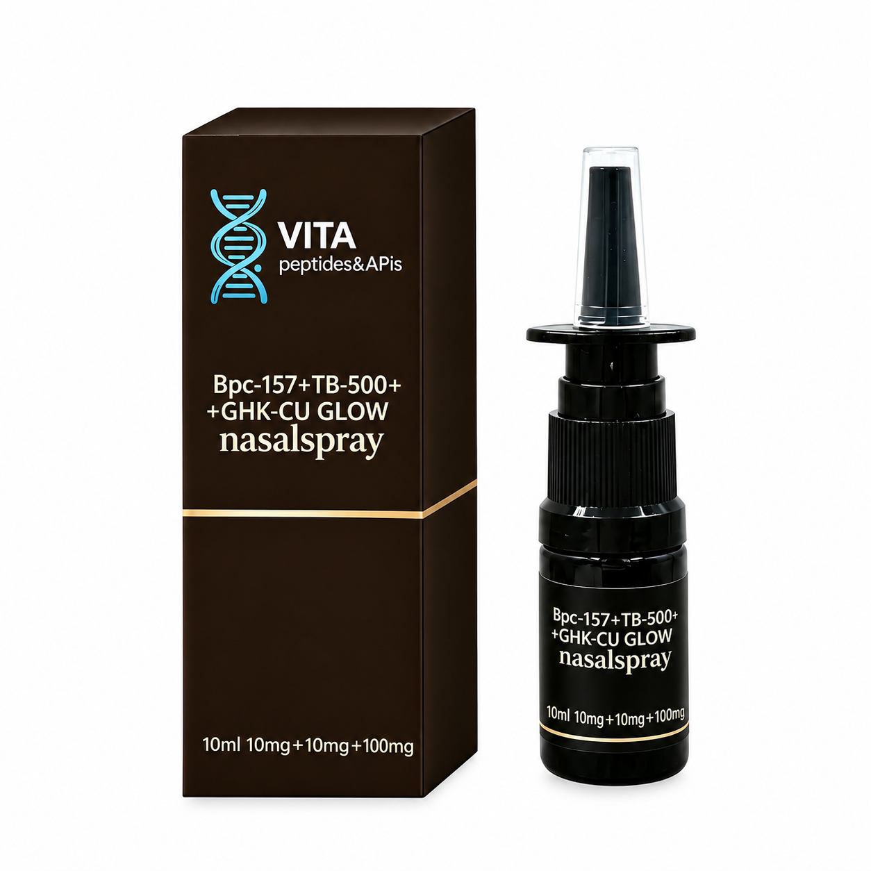 Bpc-157＋TB-500＋GHK-CU  GLOW nasal spray