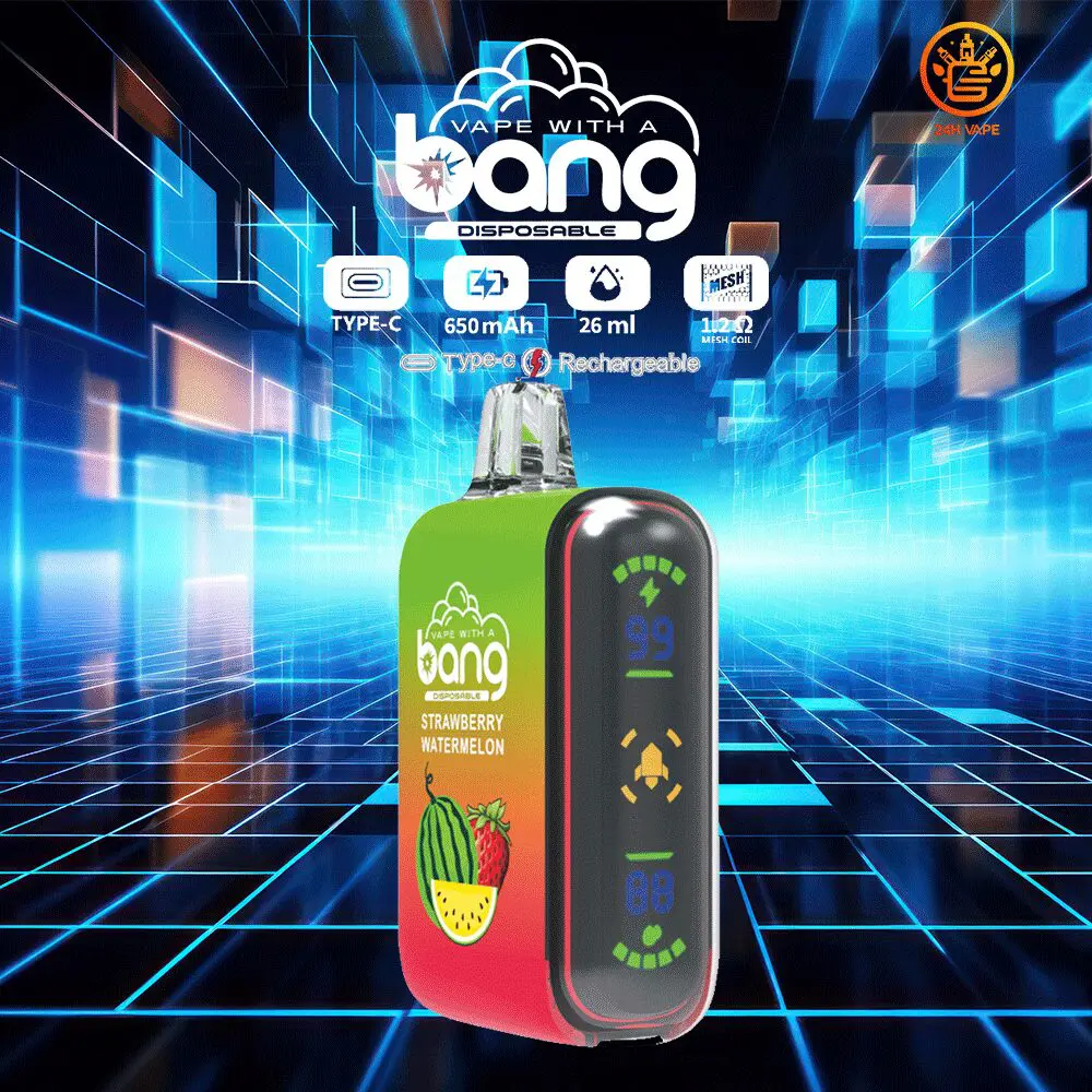 （3 pieces）Bang Rocket 18000 Puffs Dual Mesh Disposable Vape Electronic Cigarette Pod