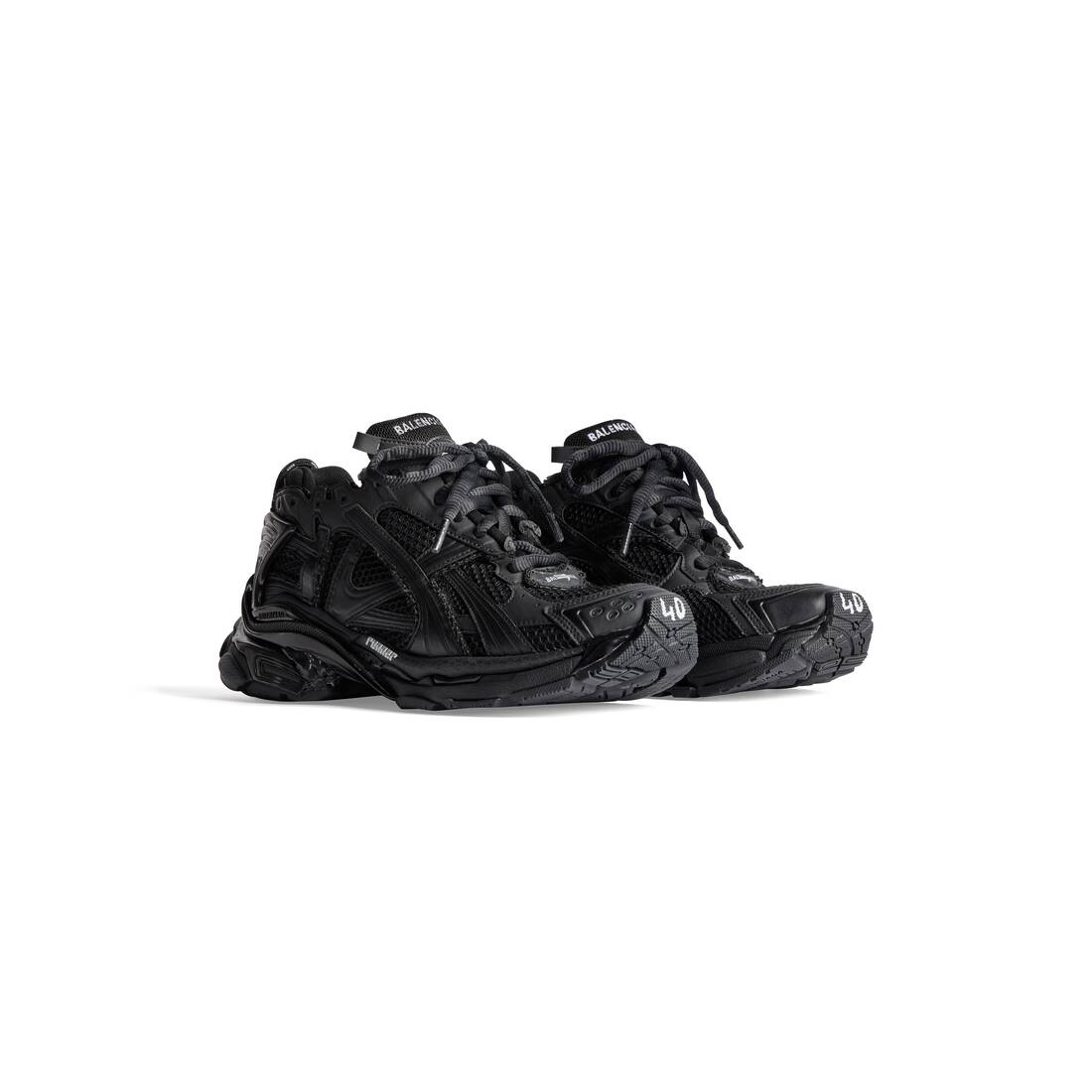 Mens Runner Sneaker in Black