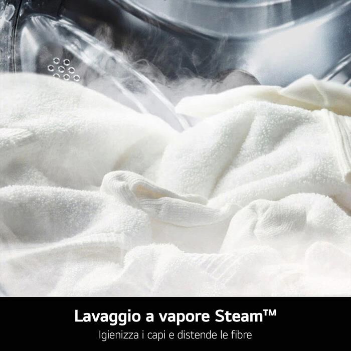 LG - Lavatrice AI DD R7 F4R7011TSWG 11kg Classe A-Bianca