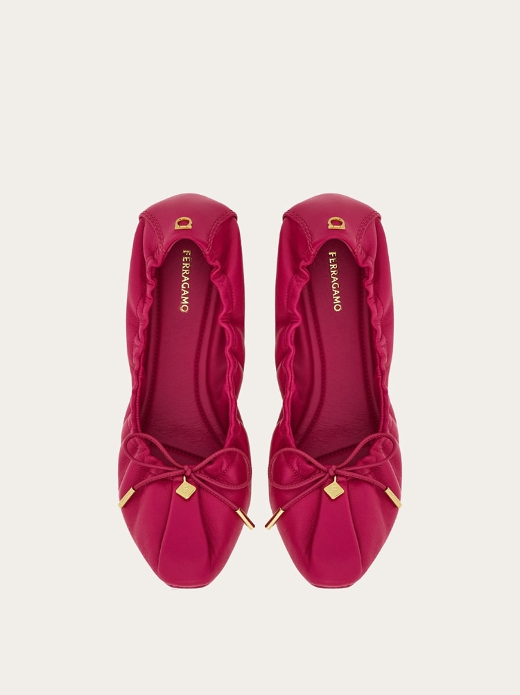 Elasticated ballet flat