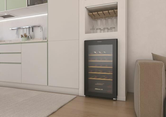 CANDY - Cantinetta CWC034 Classe G 34 bottiglie-Black