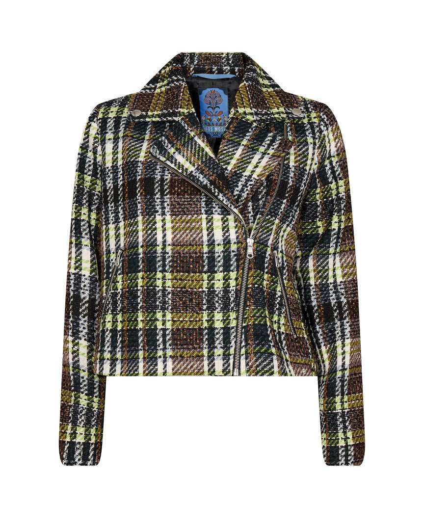 ‌Casual Luxe Tweed Bomber