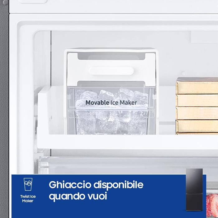 SAMSUNG - Frigorifero combinato RB50DG601EB1EF ClasseE 508lt-Antracite