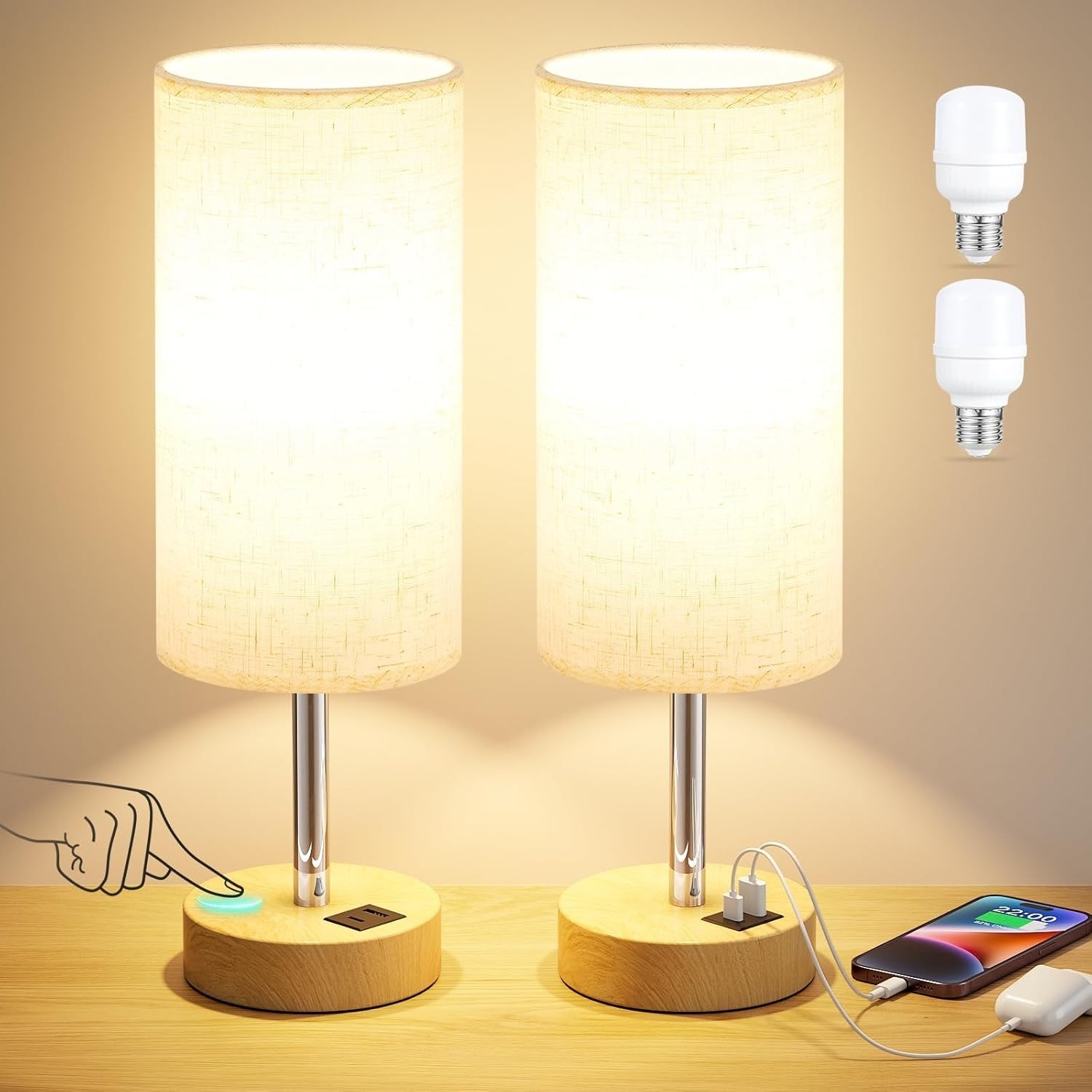 Touch Bedside Lamps