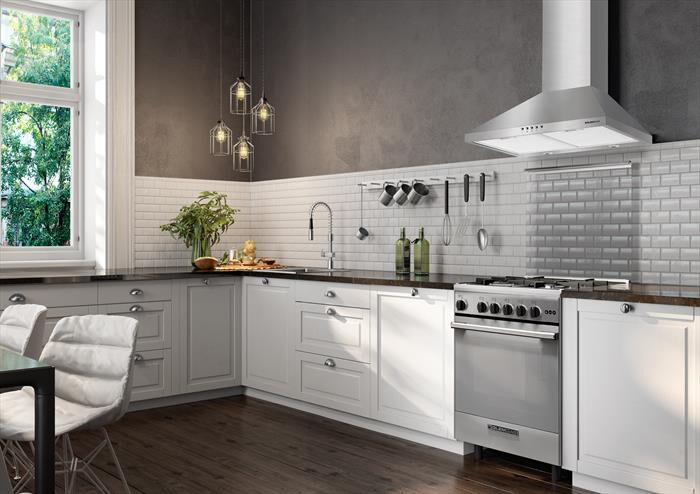 GLEM GAS - Cappa decorativa a parete GHP645IX-INOX