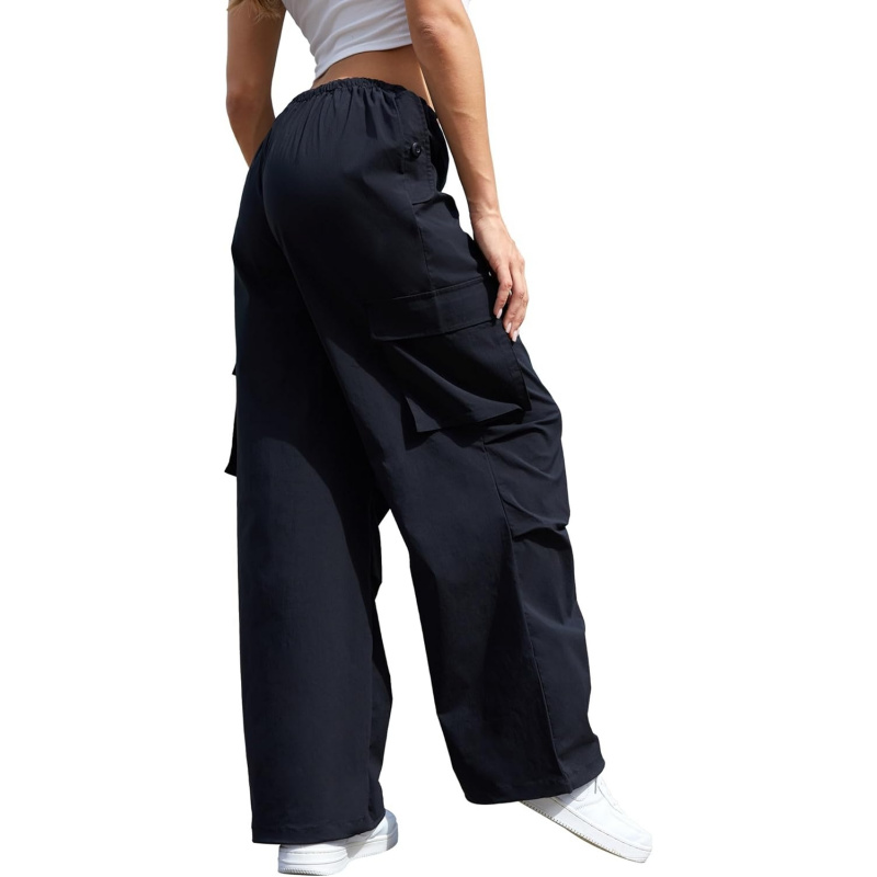Women's Low Waisted Parachute Pants