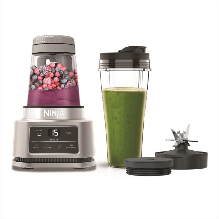 NINJA - Frullatore 2 in 1 POWER NUTRI CB100EU-GRIGIO/NERO
