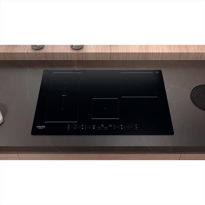 HOTPOINT ARISTON - Piano cottura induzione HB 0577B NE 77 cm-Nero
