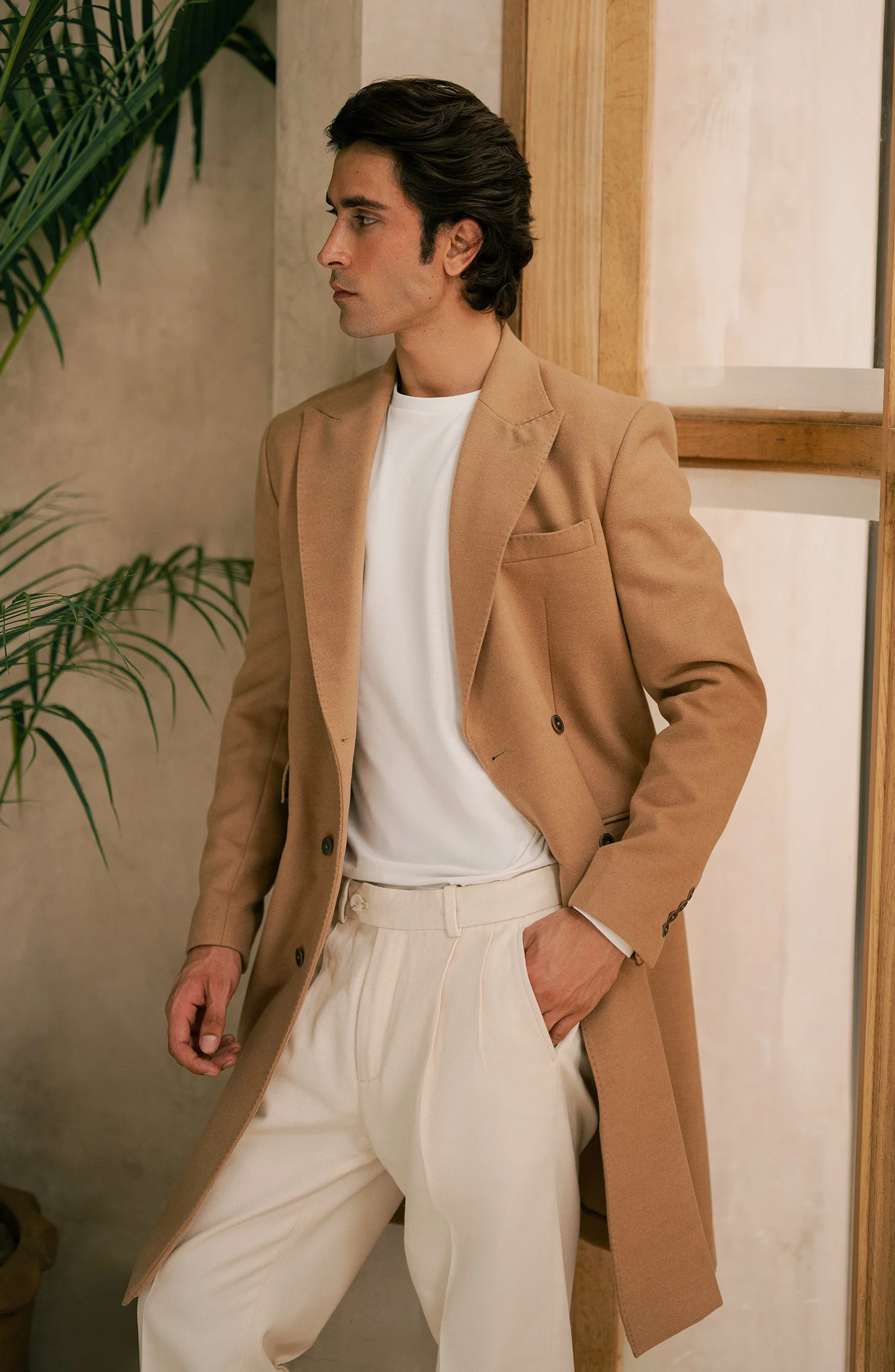 Basic Men Long Coat - SMC710425