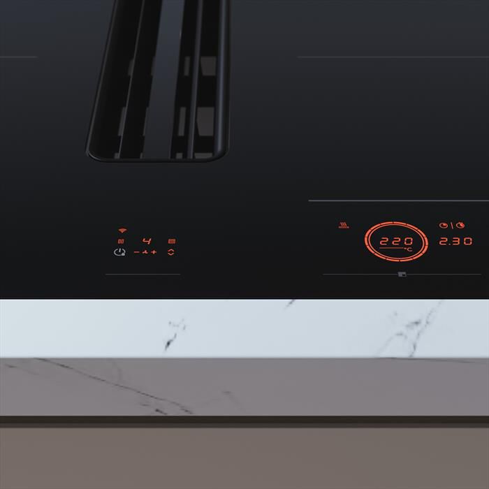 ASKO - Piano cottura induzione HIHD 854 GF 83 cm-Vetro nero